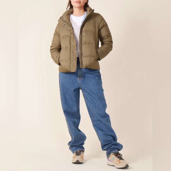 Patagonia Silent Down Jacket Puffer Women's size XL Basin Green - Picture 12 of 15